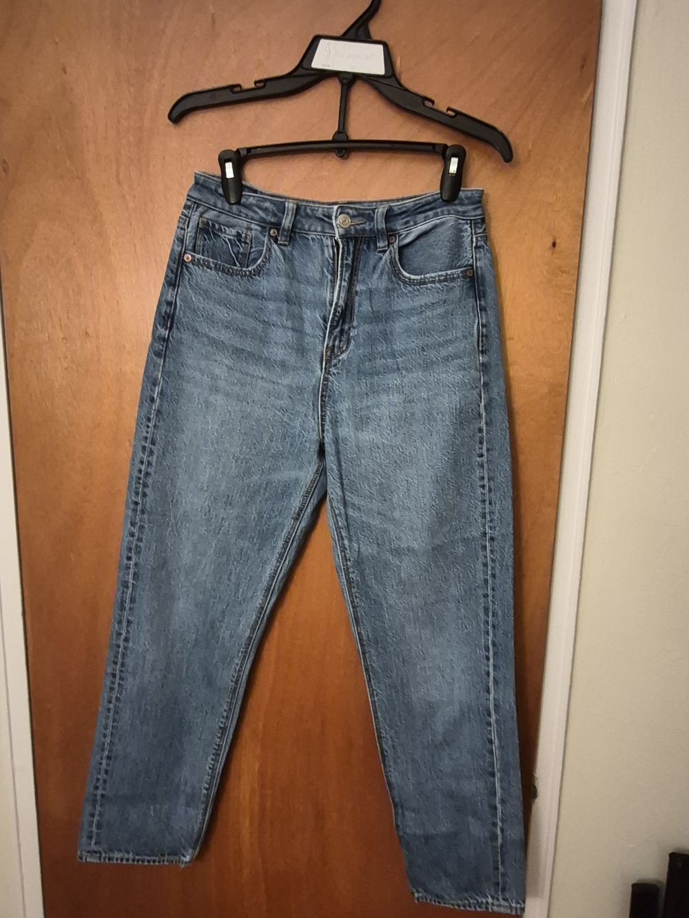 High-Rise Jeans in Blue Wash